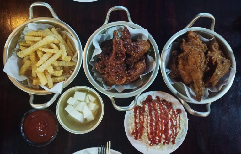chicken and fries korean restaurant