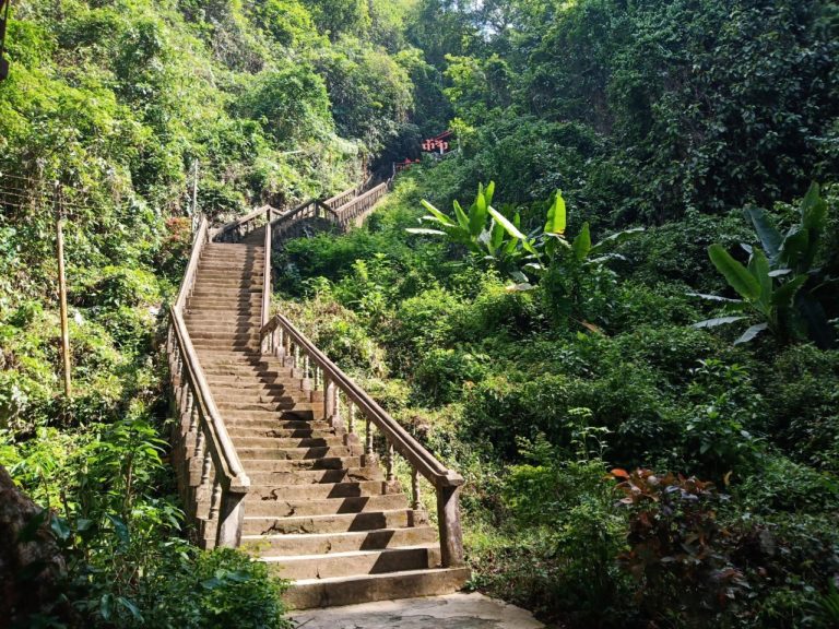 stairs up the mountain