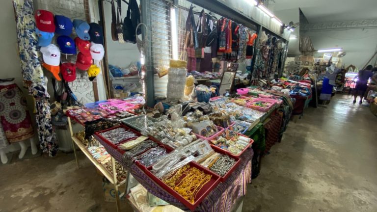 laos souvenir stall