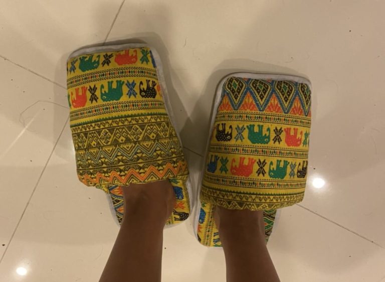 traditional laotian slippers