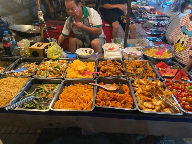 snack bar in laos