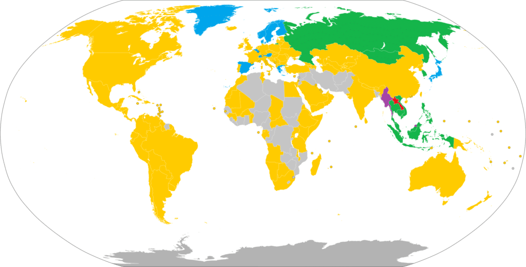 laos visa map