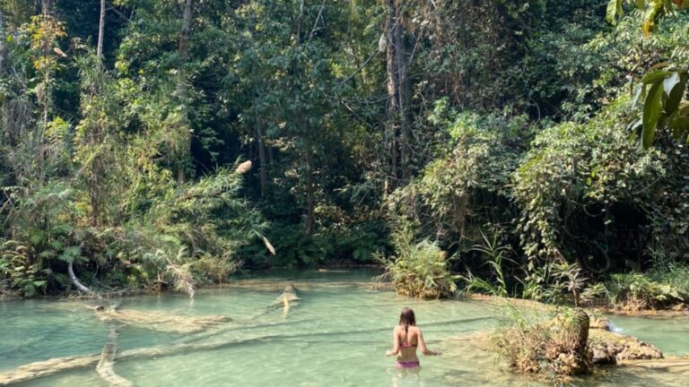 laos swimming