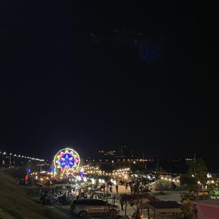 ferris wheel night market