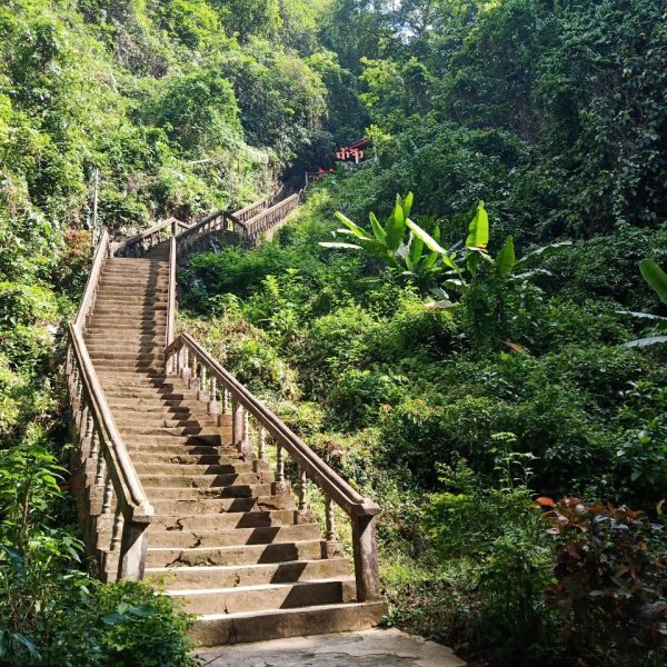 stairs up the mountain