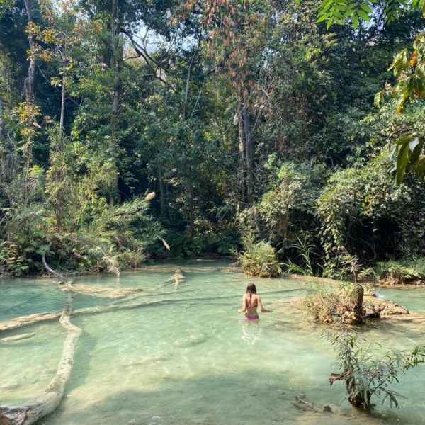 laos swimming