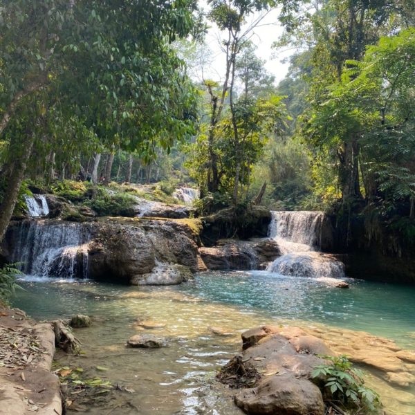 laos waterfall